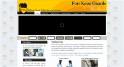 Desktop Screenshot of fortknoxguards.com